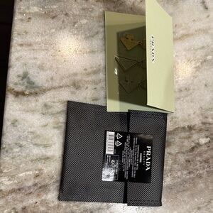 Prada Gold Geometric charms for Keychains